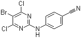 CAS 登录号：269055-75-6, 4-[(5-溴-4,6-二氯-2-嘧啶)氨基]苯甲腈