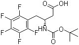 structure of CAS# 269398-93-8, Boc-(R)-3-Amino-4-pentafluorophenylbutanoic acid