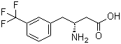 CAS # 269726-73-0, (R)-3-Amino-4-(3-trifluoromethylphenyl)butanoic acid, (betaR)-beta-Amino-3-(trifluoromethyl)benzenebutanoic acid