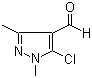 structure of CAS# 27006-76-4, 5-氯-1,3-二甲基-1H-吡唑-4-甲醛