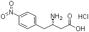 structure of CAS# 270062-87-8, (S)-3-氨基-4-(4-硝基苯基)丁酸盐酸盐