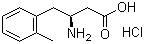 CAS 登录号：270062-89-0, (S)-3-氨基-4-(2-甲基苯基)丁酸盐酸盐