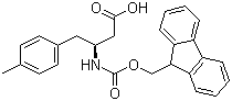 structure of CAS# 270062-97-0, (S)-N-芴甲氧羰基-3-氨基-4-(4-甲基苯基)丁酸