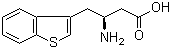(S)-3-Amino-4-(3-benzothienyl)butanoic acid molecular structure (CAS 270063-44-0)