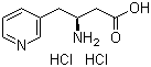 structure of CAS# 270063-59-7, (S)-3-Amino-4-(3-pyridyl)butyric acid dihydrochloride