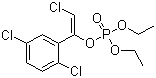 CAS # 2701-86-2, Diethyl 1-(2,5-dichlorophenyl)-2-chlorovinyl phosphate, 2-Chloro-1-(2,5-dichlorophenyl)vinyl diethyl phosphate, 1,4-Dichloro-2-[(Z)-2-chloro-1-diethoxyphosphoryloxy-ethenyl]benzene