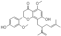 structure of CAS# 270249-38-2, 2'-甲氧基苦参黄素