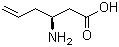 (3S)-3-Amino-5-hexenoic acid molecular structure (CAS 270263-02-0)