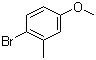 CAS # 27060-75-9, 2-Bromo-5-methoxytoluene, 3-Methyl-4-bromoanisole, 1-Bromo-4-methoxy-2-methylbenzene