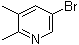 structure of CAS# 27063-90-7, 5-溴-2,3-二甲基吡啶