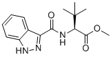 Methyl (S)-2-(1H-indazole-3-carboxamido)-3,3-dimethylbutanoate molecular structure (CAS 2709672-58-0)