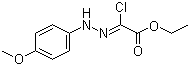 structure of CAS# 27143-07-3, Ethyl chloro[(4-methoxyphenyl)hydrazono]acetate