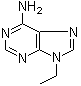 structure of CAS# 2715-68-6, 9-乙基腺嘌呤