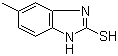 structure of CAS# 27231-36-3, 2-巯基-5-甲基苯并咪唑