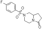structure of CAS# 272786-64-8, 2-[(4-Fluorophenyl)sulfonyl]hexahydropyrrolo[1,2-a]pyrazin-6(2H)-one