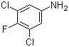 3,5-二氯-4-氟苯胺分子结构 (CAS 2729-34-2)