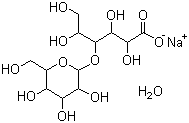 structure of CAS# 27297-39-8, 乳糖酸钠