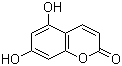 structure of CAS# 2732-18-5, 5,7-二羟基香豆素