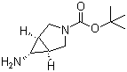 structure of CAS# 273206-92-1, tert-Butyl rel-(1R,5S,6S)-6-amino-3-azabicyclo[3.1.0]hexane-3-carboxylate