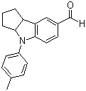 CAS 登录号：273220-35-2, 4-(4-甲基苯基)-1,2,3,3a,4,8b-六氢环戊并[b]吲哚-7-甲醛