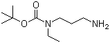 structure of CAS# 273409-54-4, N-(3-氨基丙基)-N-(乙基)氨基甲酸叔丁酯