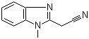CAS 登录号：2735-62-8, 1-甲基-2-苯并咪唑乙腈, N-甲基-2-苯并咪唑乙腈