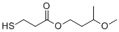 structure of CAS# 27431-40-9, 3-甲氧基丁基-3-巯基丙酸酯 