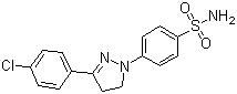 CAS 登录号：2744-49-2 (12224-11-2), 荧光增白剂 121, 3-(4-氯苯基)-1-(4-氨基磺酰苯基)-2-吡唑啉