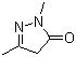 structure of CAS# 2749-59-9, 1,3-二甲基-5-吡唑酮