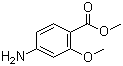 structure of CAS# 27492-84-8, 2-甲氧基-4-氨基苯甲酸甲酯