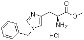 structure of CAS# 274927-61-6, 1-苯甲基-L-组氨酸甲酯单盐酸盐