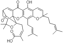 structure of CAS# 2752-65-0, 藤黄酸
