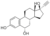 structure of CAS# 27521-34-2, 6alpha-羟基-炔雌醇