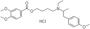 structure of CAS# 2753-45-9, 盐酸麦皮凡林
