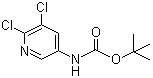 structure of CAS# 275383-96-5, tert-Butyl (5,6-dichloropyridin-3-yl)carbamate