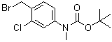 CAS # 275384-33-3, [4-(Bromomethyl)-3-chlorophenyl]methylcarbamic acid 1,1-dimethylethyl ester