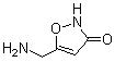 CAS # 2763-96-4, 5-Aminomethylisoxazol-3-one, Agarin, Agarine, Muscimol, NSC 333569, Pantherine, 3-Hydroxy-5-aminomethylisoxazole, 5-(Aminomethyl)-3-isoxazolol