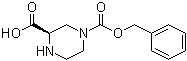 structure of CAS# 276695-09-1, (3R)-1,3-哌嗪二甲酸 1-苄酯