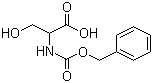structure of CAS# 2768-56-1, N-苄氧羰基-DL-丝氨酸