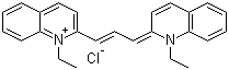CAS 登录号：2768-90-3, 氯化频哪氰醇, 1,1'-二乙基-2,2'-羰花青氯化物