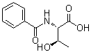 structure of CAS# 27696-01-1, N-苯甲酰基-L-苏氨酸