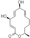 CAS # 277749-34-5, Mutolide, (3E,5S,6E,8S,9E,14R)-5,8-Dihydroxy-14-methyl-oxacyclotetradeca-3,6,9-trien-2-one