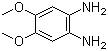 structure of CAS# 27841-33-4, 4,5-二甲氧基-1,2-苯二胺