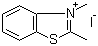 structure of CAS# 2785-06-0, 2,3-二甲基苯并噻唑鎓碘化物