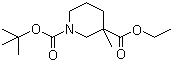 structure of CAS# 278789-43-8, N-Boc-3-Methylnipecotic acid ethyl ester