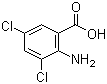 CAS 登录号：2789-92-6, 2-氨基-3,5-二氯苯甲酸