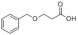 structure of CAS# 27912-85-2, 3-(苄氧基)丙酸