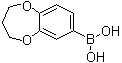 structure of CAS# 279261-89-1, (3,4-二氢-2H-苯并[b][1,4]二氧杂卓-7-基)硼酸