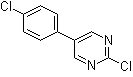 structure of CAS# 27956-40-7, 2-氯-5-(4-氯苯基)嘧啶