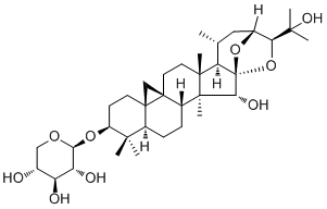 structure of CAS# 27994-11-2, 升麻环氧醇苷